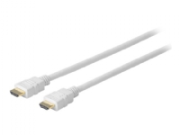 VivoLink Pro - HDMI-kabel - HDMI hane till HDMI hane - 1 m - skärmad - vit - formpressad, stöd för 4K