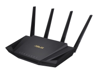 ASUS RT-AX58U - Trådlös router - 4-ports switch - GigE - 802.11a/b/g/n/ac/ax - Dual Band