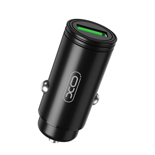 XO USB-laddare till cigarettuttaget 18W QuickCharge billaddare