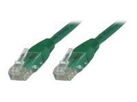 MicroConnect - Nätverkskabel - RJ-45 (hane) till RJ-45 (hane) - 1 m - UTP - CAT 5e - grön