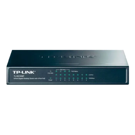 TP-link POE-gigabitswitch 8 portar