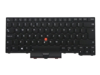 Chicony - Ersättningstangentbord för bärbar dator - med Trackpoint, UltraNav - bakgrundsbelyst - QWERTY - brittisk - för ThinkPad L14 Gen 1 20U1, 20U2, 20U5, 20U6