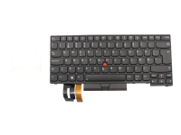 Lite-On - Ersättningstangentbord för bärbar dator - med Trackpoint, UltraNav - bakgrundsbelyst - QWERTY - norsk - svart - för ThinkPad E480 E490 L380 L390 L480 T480s T490