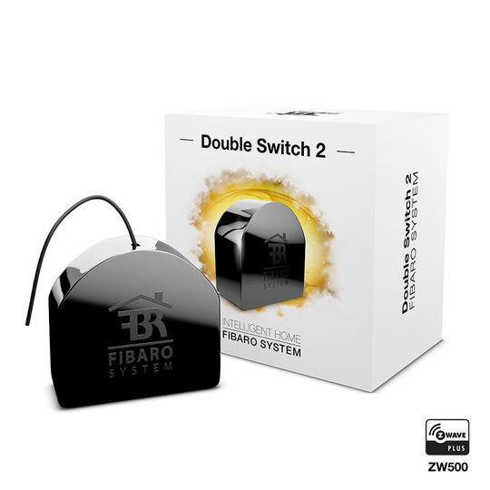 Fibaro - Double Switch 2 / Insatsbrytare med energimätning