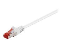 MicroConnect - Nätverkskabel - RJ-45 (hane) till RJ-45 (hane) - 1.5 m - 6 mm - F/UTP (folieöverdraget oskärmat tvinnat par) - CAT 6 - halogenfri, rund, hakfri, tvinnad - vit